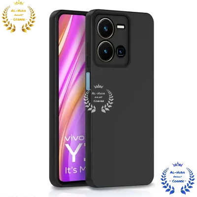 Picture of Shockproof & Transparent Crystal Clear Back Cover Case / Matte Protective Lens Flexible Back Cover for Vivo Y35 4G | Slim Silicone Cover with Soft Lining Shockproof Full Body Bumper Case