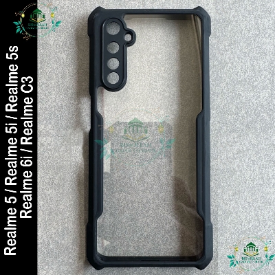 Picture of Original Xundd Back Cover for Realme 5 / Realme 5i / Realme 5s / Realme 6i / Realme C3 Transparent Hybrid Hard PC Back Bumper