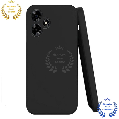 Picture of Shockproof & Transparent Crystal Clear Back Cover Case / Matte Protective Lens Flexible Back Cover for Infinix Hot 30i | Slim Silicone Cover with Soft Lining Shockproof Full Body Bumper Case