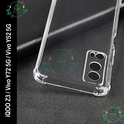 Picture of Transparent back cover For iQOO Z3 / Vivo Y72 5G / Vivo Y52 5G Luxury transparent Protect Back Cover Soft Case