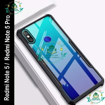 Picture of Xundd Back Cover for Xiaomi Redmi Note 5 / Xiaomi Redmi Note 5 Pro Transparent Hybrid Hard PC Back Bumper