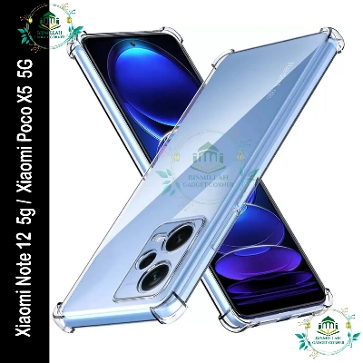 Picture of Original Transparent back cover For Xiaomi Note 12 5g / Xiaomi Poco X5 5G Luxury transparent Protect Back Cover Soft Case