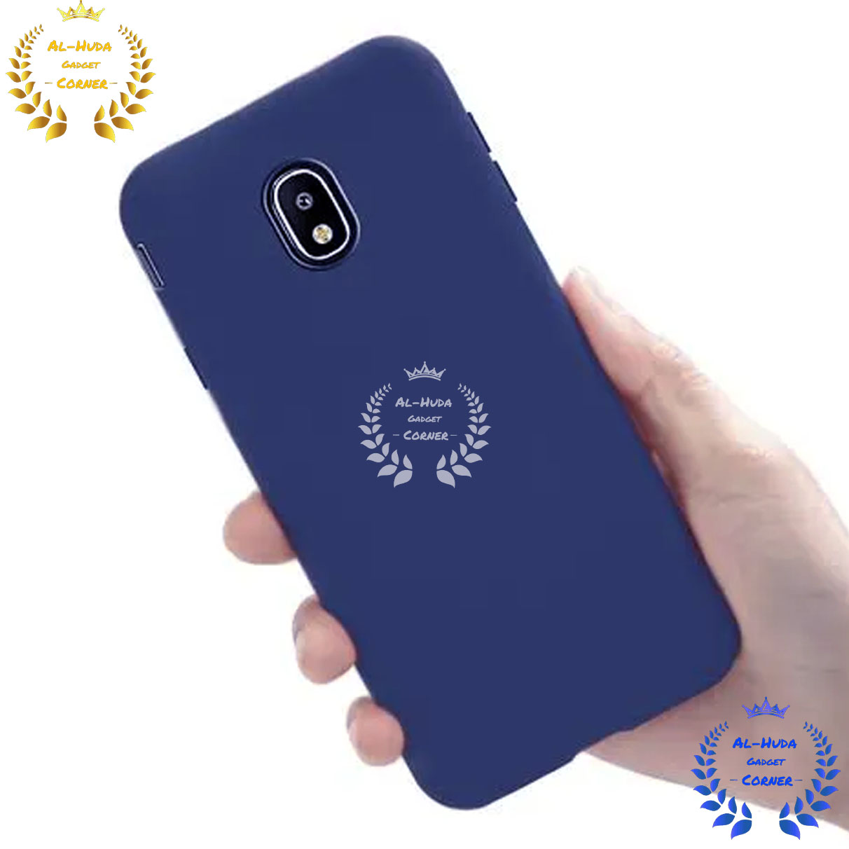 Picture of Shockproof & Transparent Crystal Clear Back Cover Case / Matte Protective Lens Flexible Back Cover for Samsung Galaxy J7 2017 / Samsung Galaxy J7 Pro / Samsung Galaxy J730 | Slim Silicone Cover with Soft Lining Shockproof Full Body Bumper Case