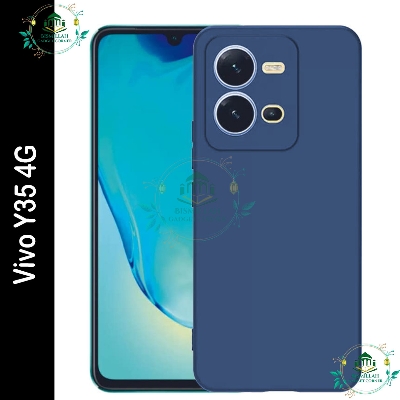 Picture of Premium Liquid Silicone Phone case for Vivo Y35 4G Liquid Silicon Mobile Back Case Soft Silicone Phone Cover