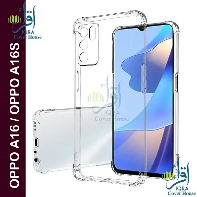 Picture of Transparent back cover For OPPO A16 / OPPO A16S Luxury transparent Protect Back Cover Soft Case