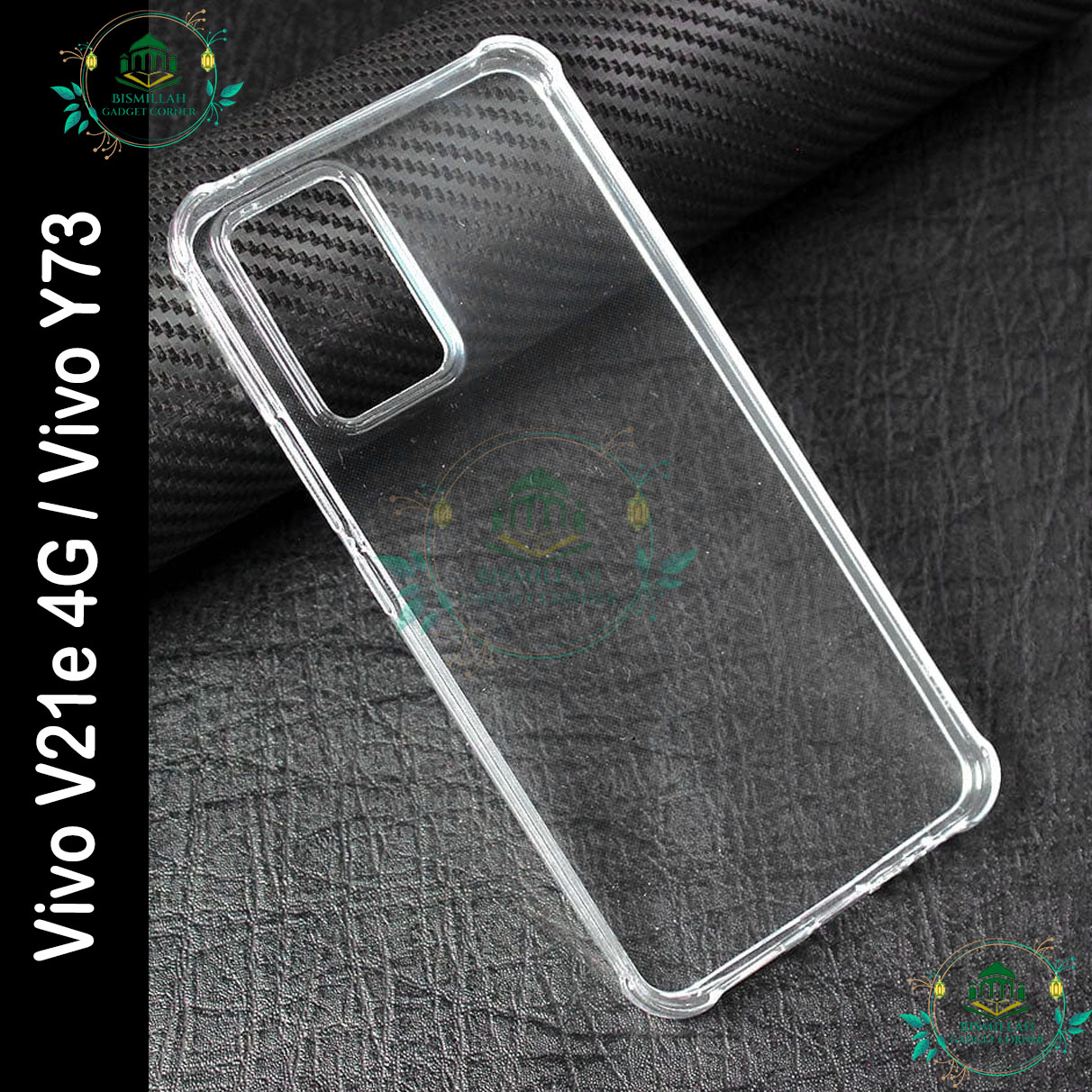 Picture of Transparent back cover For Vivo V21e 4G / Vivo Y73 Luxury transparent Protect Back Cover Soft Case