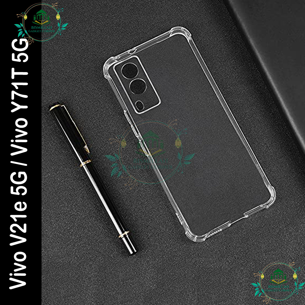Picture of Transparent back cover For Vivo V21e 5G / Vivo Y71T 5G Luxury transparent Protect Back Cover Soft Case