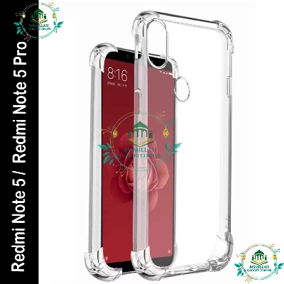 Picture of Transparent back cover For Xiaomi Redmi Note 5 / Xiaomi Redmi Note 5 Pro Luxury transparent Protect Back Cover Soft Case