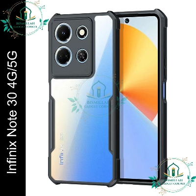 Picture of Xundd Back Cover for Infinix Note 30 4G / Infinix Note 30 5G Transparent Hybrid Hard PC Back Bumper
