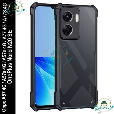 Picture of Xundd Back Cover for Oppo A57 4G / Oppo A57s 4G / Oppo A57e 4G / Oppo A77 4G / Oppo A77S 4G / OnePlus Nord N20 SE Transparent Hybrid Hard PC Back Bumper