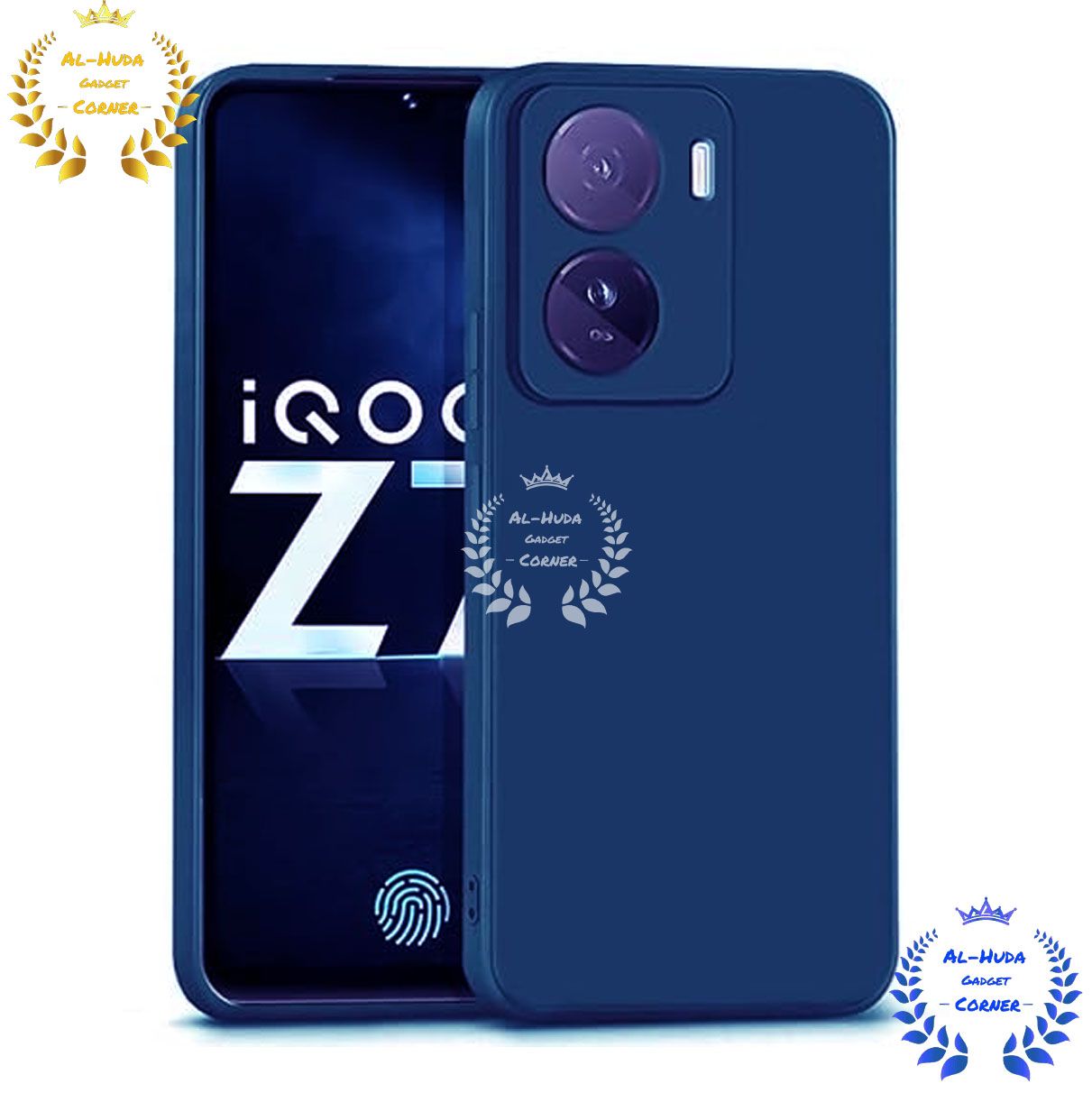 Picture of Shockproof & Transparent Crystal Clear Back Cover Case / Matte Protective Lens Flexible Back Cover for Vivo iQOO Z7 5G / iQOO Z7s 5G | Slim Silicone Cover with Soft Lining Shockproof Full Body Bumper Case