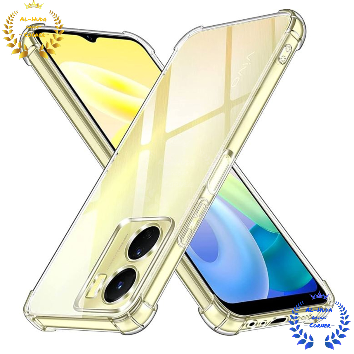 Picture of Shockproof & Transparent Crystal Clear Back Cover Case / Matte Protective Lens Flexible Back Cover for Vivo iQOO Z7 5G / iQOO Z7s 5G | Slim Silicone Cover with Soft Lining Shockproof Full Body Bumper Case