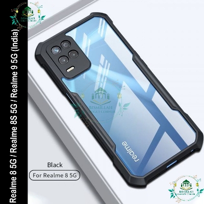 Picture of Xundd Back Cover for Realme 8 5G / Realme 8S 5G / Realme 9 5G (India) Transparent Hybrid Hard PC Back Bumper