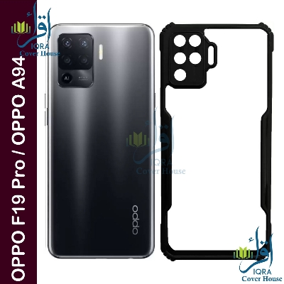 Picture of Xundd Back Cover for OPPO F19 Pro / OPPO A94 Transparent Hybrid Hard PC Back Bumper