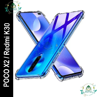 Picture of Transparent back cover For Xiaomi Poco X2 / Xiaomi Redmi K30 Luxury transparent Protect Back Cover Soft Case