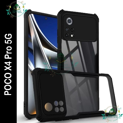 Picture of Xundd Back Cover for Xiaomi Poco X4 Pro 5G Transparent Hybrid Hard PC Back Bumper