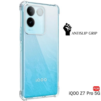 Picture of Original Transparent back cover For iQOO Z7 Pro / Vivo T2 Pro 5G / Vivo S17e Luxury transparent Protect Back Cover Soft Case