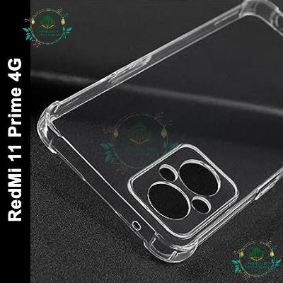 Picture of Transparent back cover For Xiaomi Redmi 11 Prime 4g Luxury transparent Protect Back Cover Soft Case