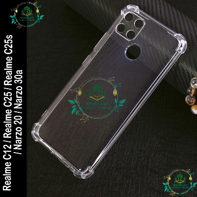 Picture of Original Transparent back cover For Realme c12 / Realme c25 / Realme c25s / Narzo 20 / Narzo 30a Luxury transparent Protect Back Cover Soft Case