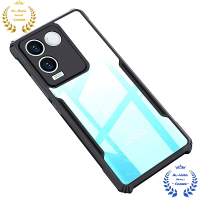 Picture of Xundd Back Cover for iQOO Z7 Pro / Vivo T2 Pro 5G / Vivo S17e Transparent Hybrid Hard PC Back Bumper