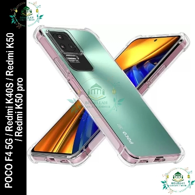 Picture of Transparent back cover For Xiaomi Poco F4 5G / Redmi K40S / Redmi K50 5G / Redmi K50 Pro Luxury transparent Protect Back Cover Soft Case