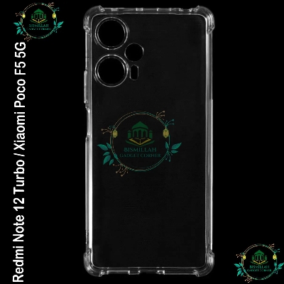 Picture of Transparent back cover For Xiaomi Redmi Note 12 Turbo / Xiaomi Poco F5 5G Luxury transparent Protect Back Cover Soft Case