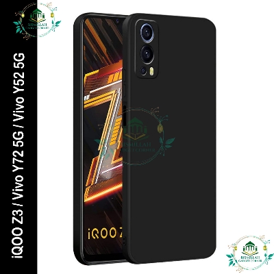 Picture of Premium Liquid Silicone Phone case for iQOO Z3 / Vivo Y72 5G / Vivo Y52 5G Liquid Silicon Mobile Back Case Soft Silicone Phone Cover - মোবাইল ফোন - Phoneo