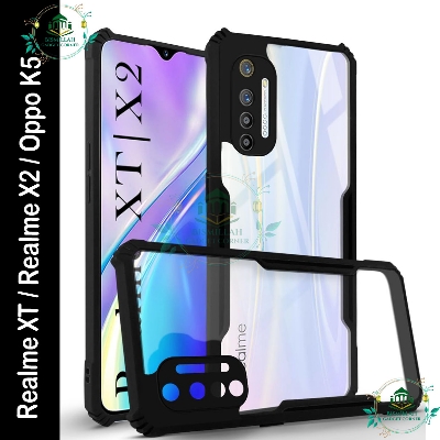 Picture of Xundd Back Cover for Realme XT / Realme X2 / Oppo K5 Transparent Hybrid Hard PC Back Bumper