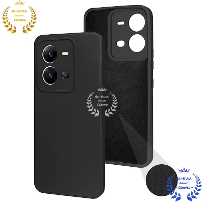 Picture of Shockproof & Transparent Crystal Clear Back Cover Case / Matte Protective Lens Flexible Back Cover for Vivo V25 / Vivo V25E 5G | Slim Silicone Cover with Soft Lining Shockproof Full Body Bumper Case