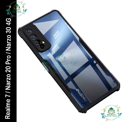 Picture of Original Xundd Back Cover for Realme 7 / Realme Narzo 20 Pro / Realme Narzo 30 4G Transparent Hybrid Hard PC Back Bumper