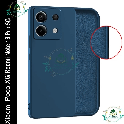 Picture of Premium Liquid Silicone Phone case for Xiaomi Redmi Note 13 Pro 5G / Xiaomi Poco X6 5G Liquid Silicon Mobile Back Case Soft Silicone Phone Cover - মোবাইল ফোন - Phoneo