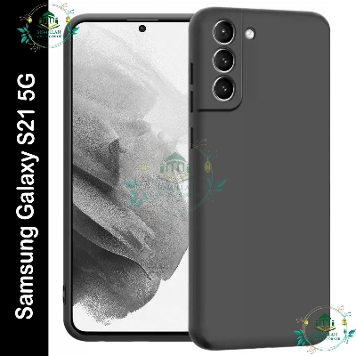 Picture of Premium Liquid Silicone Phone case for Samsung Galaxy S21 5G Liquid Silicon Mobile Back Case Soft Silicone Phone Cover - মোবাইল ফোন - Phoneo