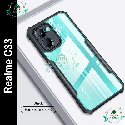 Picture of Xundd Back Cover for Realme C33 Transparent Hybrid Hard PC Back Bumper