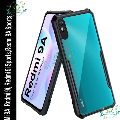 Picture of Original Xundd Back Cover for Xiaomi Redmi 9i , Xiaomi Redmi 9A , Xiaomi Redmi 9i Sprot , Xiaomi Redmi 9A Sprot / Redmi 9i , Redmi 9A , mi 9i Sprot , Redmi 9A Sprot Transparent Hybrid Hard PC Back Bumper