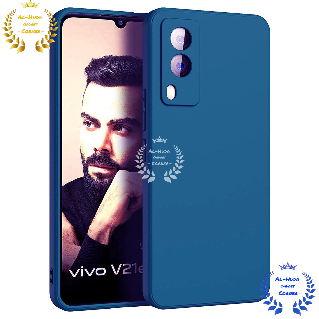 Picture of Shockproof & Transparent Crystal Clear Back Cover Case / Matte Protective Lens Flexible Back Cover for Vivo V21e 5G / Vivo Y71T 5G | Slim Silicone Cover with Soft Lining Shockproof Full Body Bumper Case