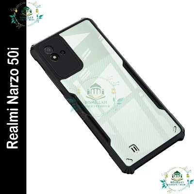 Picture of Xundd Back Cover for Realme Narzo 50i Transparent Hybrid Hard PC Back Bumper