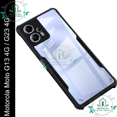 Picture of Original Xundd Back Cover for Motorola Moto G13 4G / Motorola Moto G23 4G Transparent Hybrid Hard PC Back Bumper