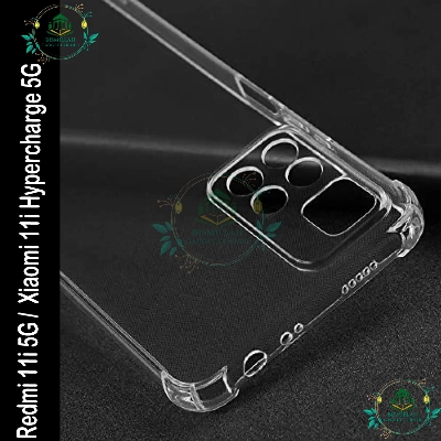 Picture of Transparent back cover For Xiaomi 11i HyperCharge 5G / Xiaomi 11i 5G Luxury transparent Protect Back Cover Soft Case