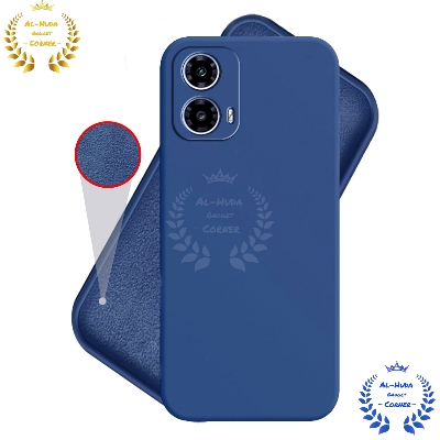 Picture of Shockproof & Transparent Crystal Clear Back Cover Case / Matte Protective Lens Flexible Back Cover for Motorola Moto G24 | G24 Power | Slim Silicone Cover with Soft Lining Shockproof Full Body Bumper Case