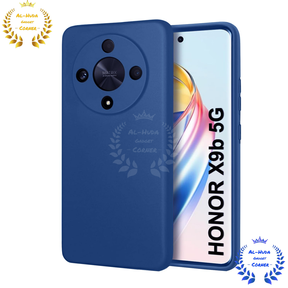 Picture of Shockproof & Transparent Crystal Clear Back Cover Case / Matte Protective Lens Flexible Back Cover for Honor X9B 5G | Slim Silicone Cover with Soft Lining Shockproof Full Body Bumper Case