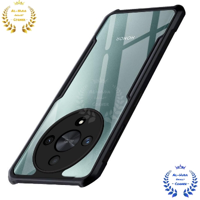 Picture of Shockproof & Transparent Crystal Clear Back Cover Case / Matte Protective Lens Flexible Back Cover for Honor X9B 5G | Slim Silicone Cover with Soft Lining Shockproof Full Body Bumper Case