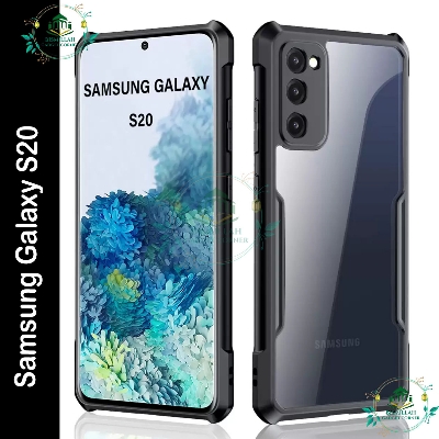 Picture of Xundd Back Cover for Samsung Galaxy S20 5G Transparent Hybrid Hard PC Back Bumper