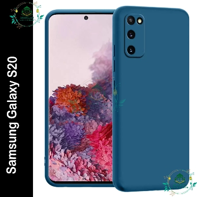 Picture of Premium Liquid Silicone Phone case for Samsung Galaxy S20 5G Liquid Silicon Mobile Back Case Soft Silicone Phone Cover - মোবাইল ফোন - Phoneo