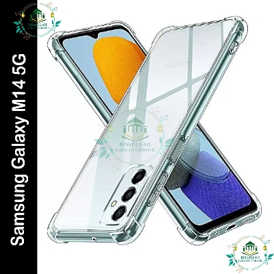 Picture of Transparent back cover For Samsung Galaxy M14 5G Luxury transparent Protect Back Cover Soft Case