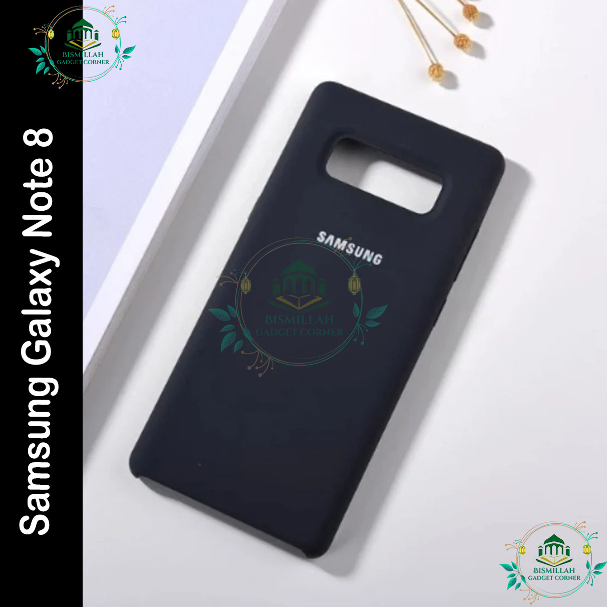 Picture of Premium Liquid Silicone Phone case for Samsung Galaxy note 8 Liquid Silicon Mobile Back Case Soft Silicone Phone Cover - মোবাইল ফোন - Phoneo