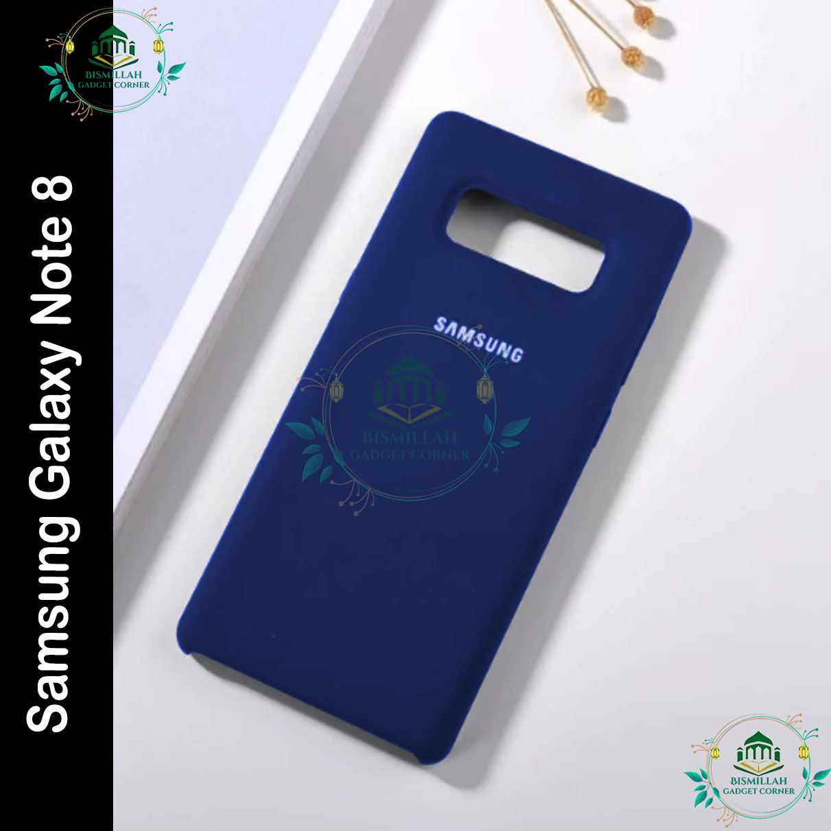 Picture of Premium Liquid Silicone Phone case for Samsung Galaxy note 8 Liquid Silicon Mobile Back Case Soft Silicone Phone Cover - মোবাইল ফোন - Phoneo