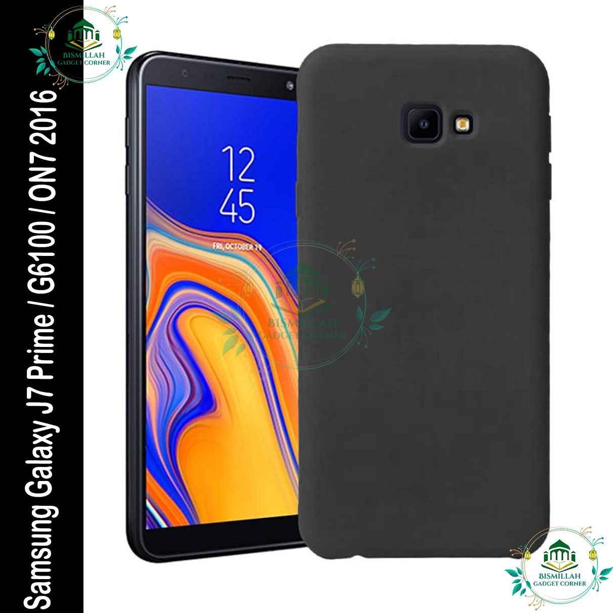 Picture of Premium Liquid Silicone Phone case for Samsung Galaxy J7 Prime / Samsung Galaxy G6100 / Samsung Galaxy ON7 2016 Liquid Silicon Mobile Back Case Soft Silicone Phone Cover