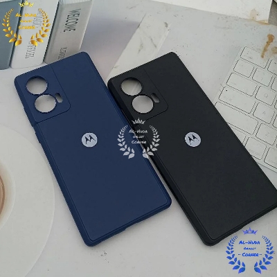 Picture of Shockproof & Transparent Crystal Clear Back Cover Case / Matte Protective Lens Flexible Back Cover for Motorola Edge 50 Fusion | Slim Silicone Cover with Soft Lining Shockproof Full Body Bumper Case