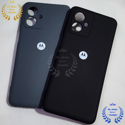 Picture of Shockproof & Transparent Crystal Clear Back Cover Case / Matte Protective Lens Flexible Back Cover for Motorola Moto G54 5G / Motorola Moto G54 Power /  Motorola Moto G64 5G | Slim Silicone Cover with Soft Lining Shockproof Full Body Bumper Case