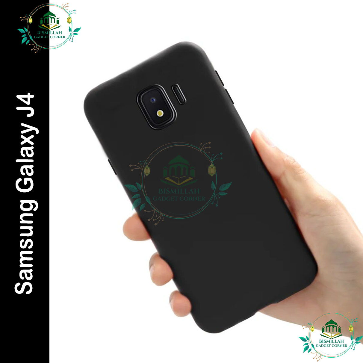 Picture of Premium Liquid Silicone Phone case for Samsung Galaxy J4 Liquid Silicon Mobile Back Case Soft Silicone Phone Cover
